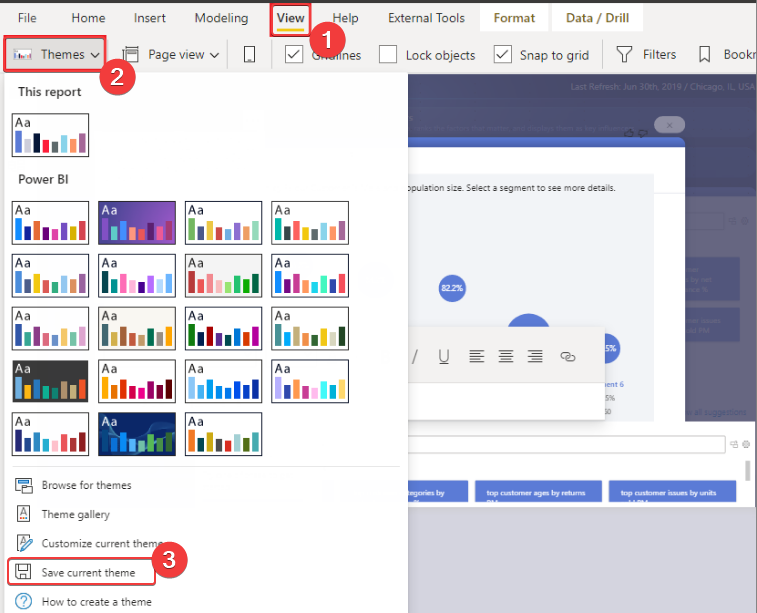 Сохранение темы в JSON