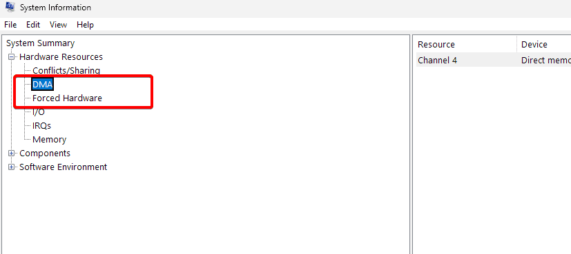 Детали конфликтов: DMA и память