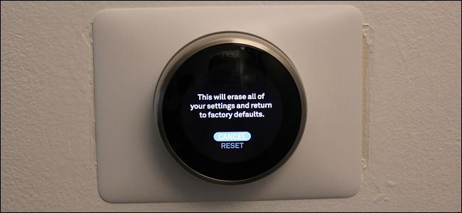 Подтвердите сброс, выбрав