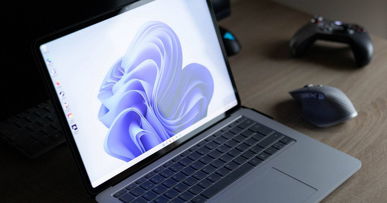 Un ordinateur portable sous Windows 11