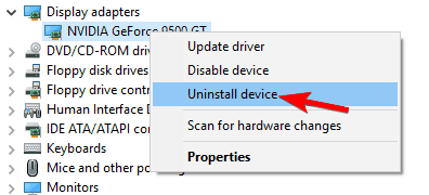 Удаление устройства в Диспетчере устройств — подтверждение деинсталляции
