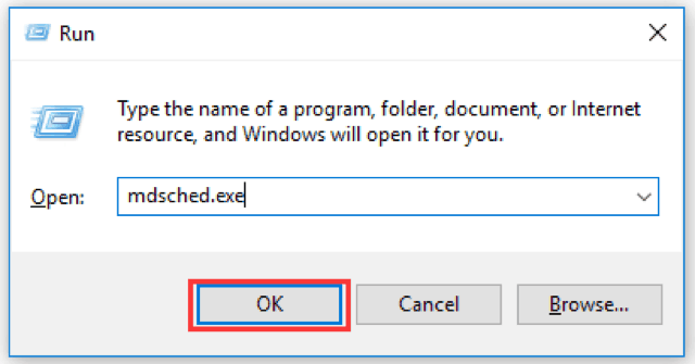 Запуск Memory Diagnostic
