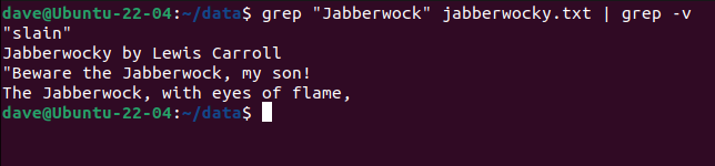 Соединение двух команд grep для двойной фильтрации