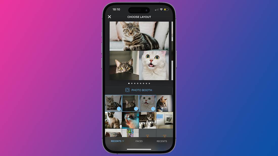 Как сделать фотоколлаж на iPhone