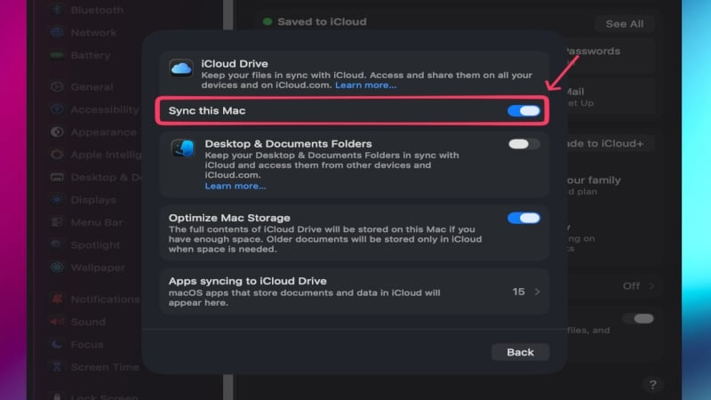 Управление iCloud Drive