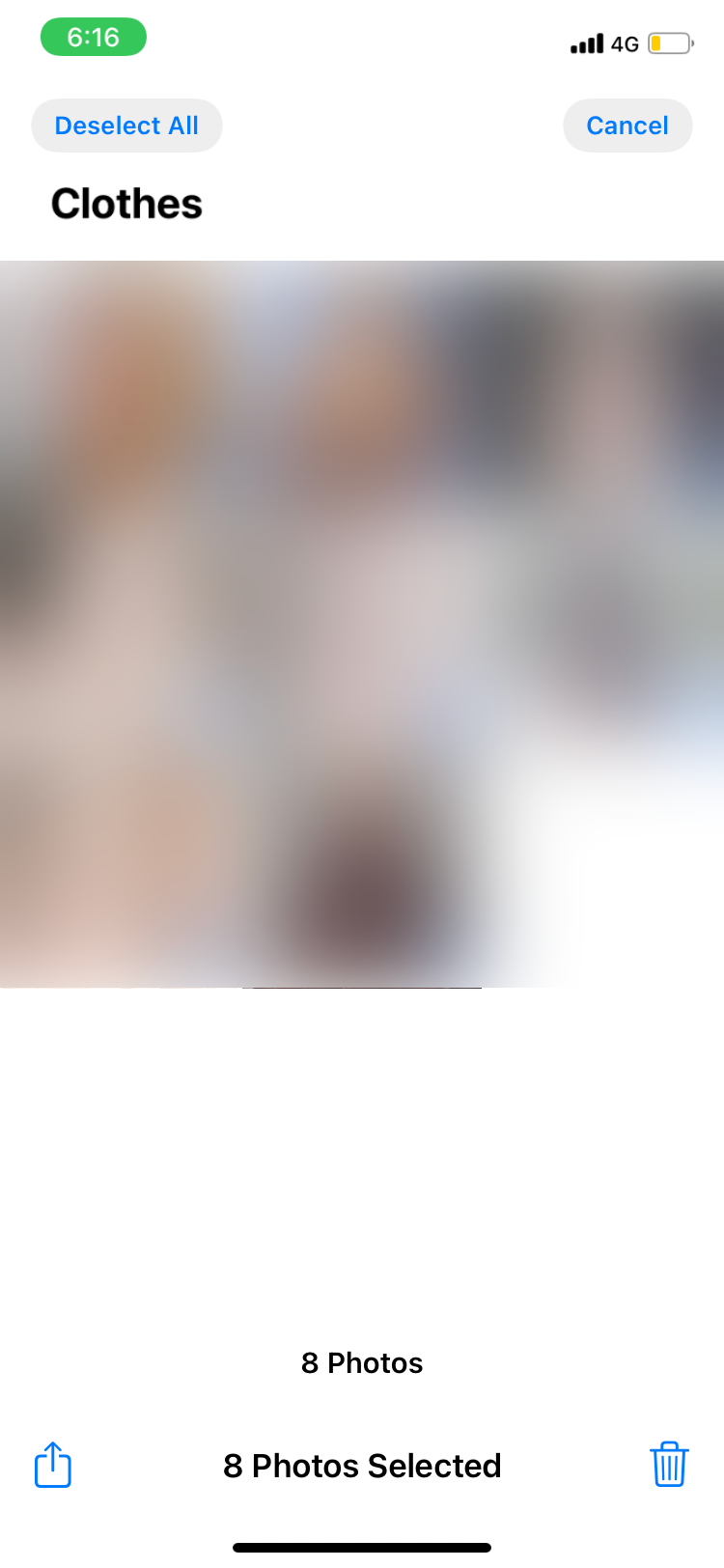 selecting all photos in an album