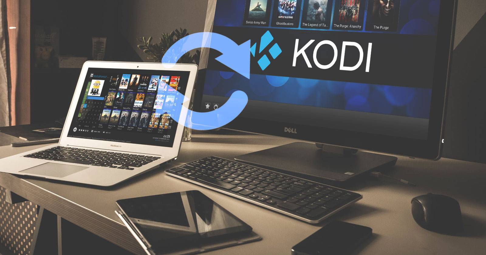 Синхронизировать медиатеку Kodi через Emby