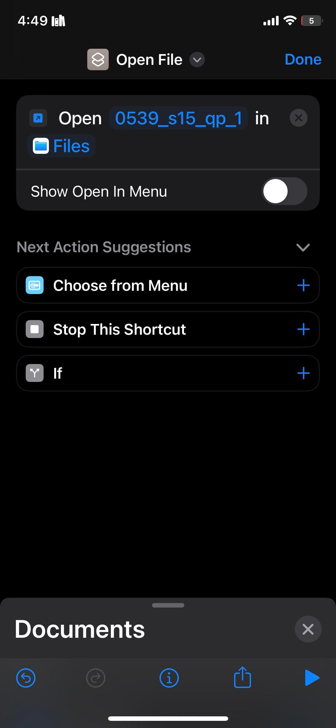 Готовая команда в редакторе