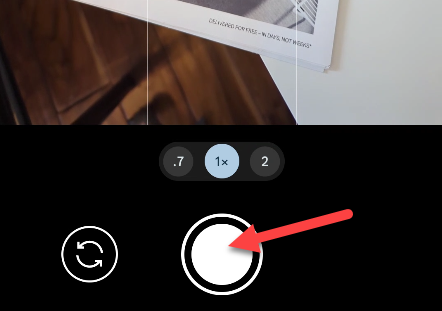 Съёмка документа в Google Drive