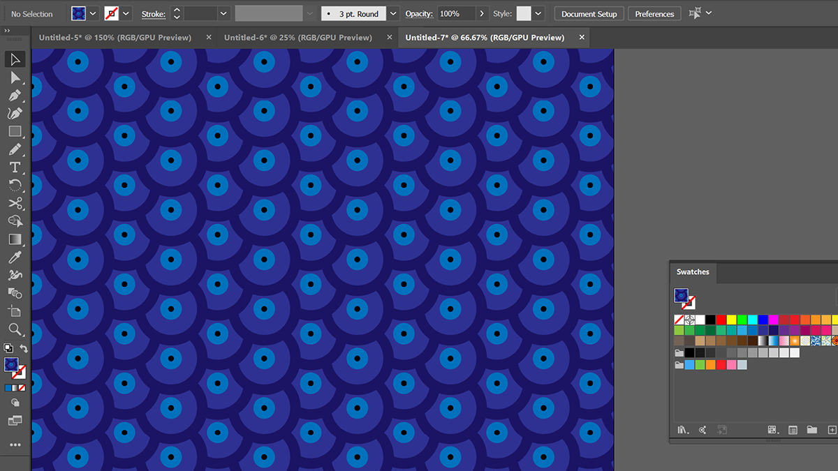 узор в виде рыбьей чешуи