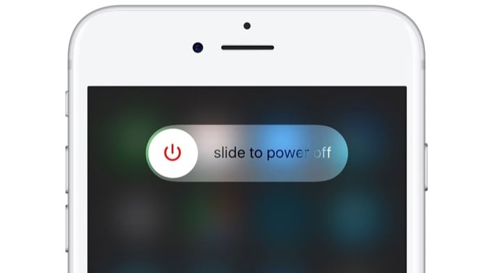 turn off iphone