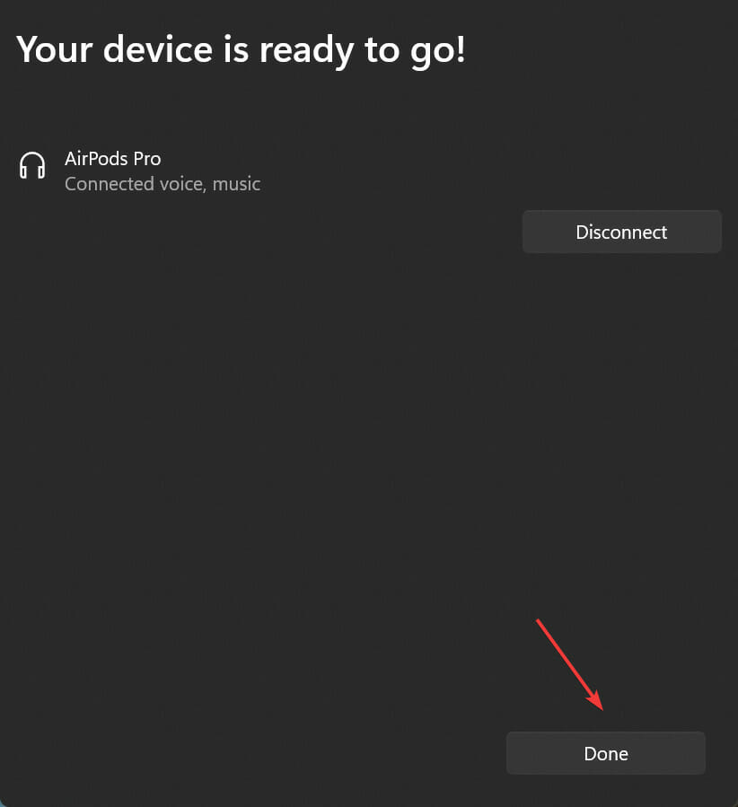 Сохранение настроек после подключения
