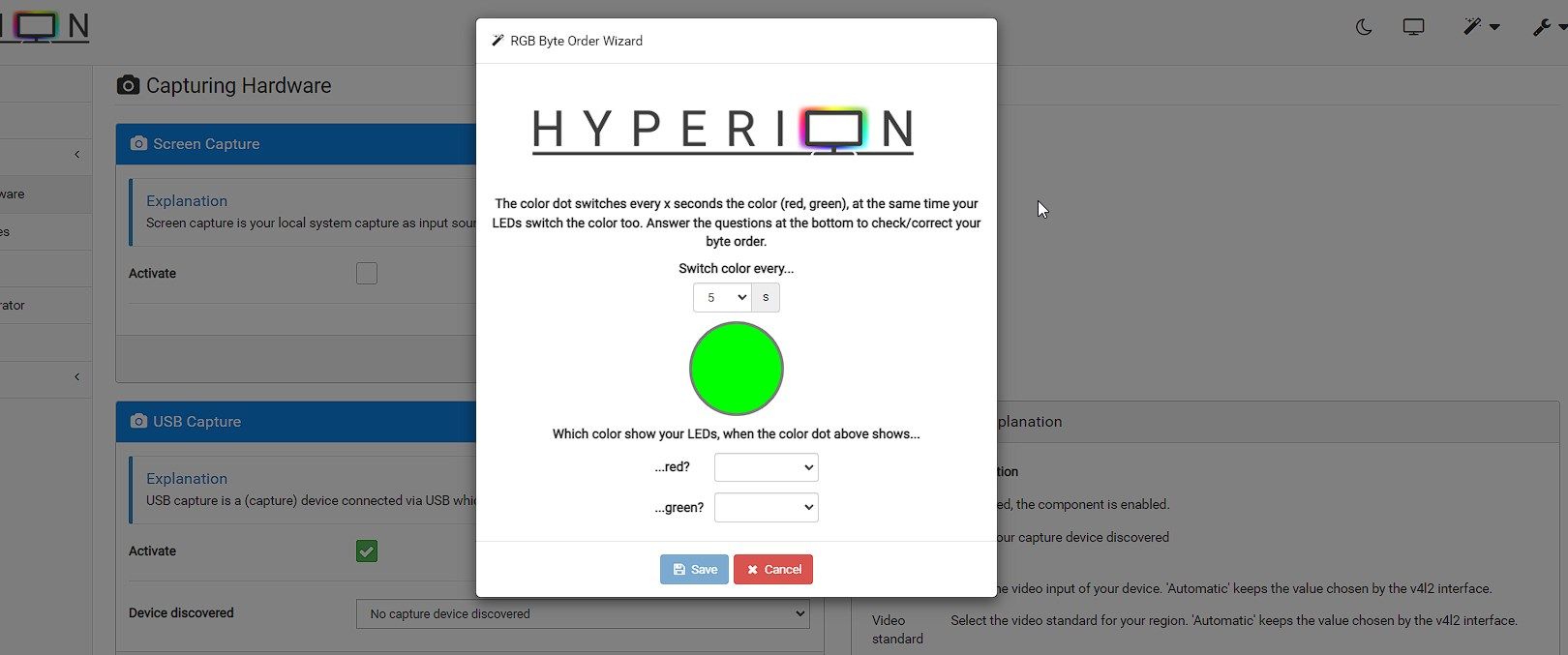 Мастер калибровки RGB для корректировки цветов LED