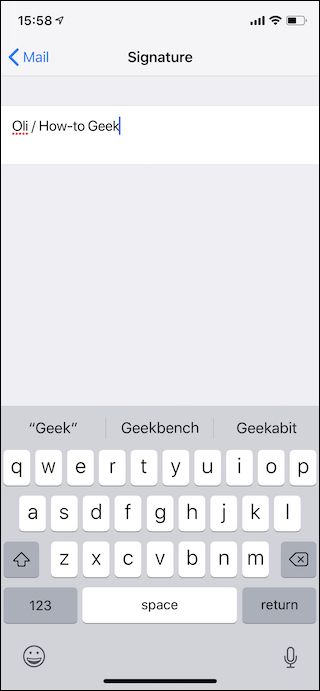 Пример подписанного письма