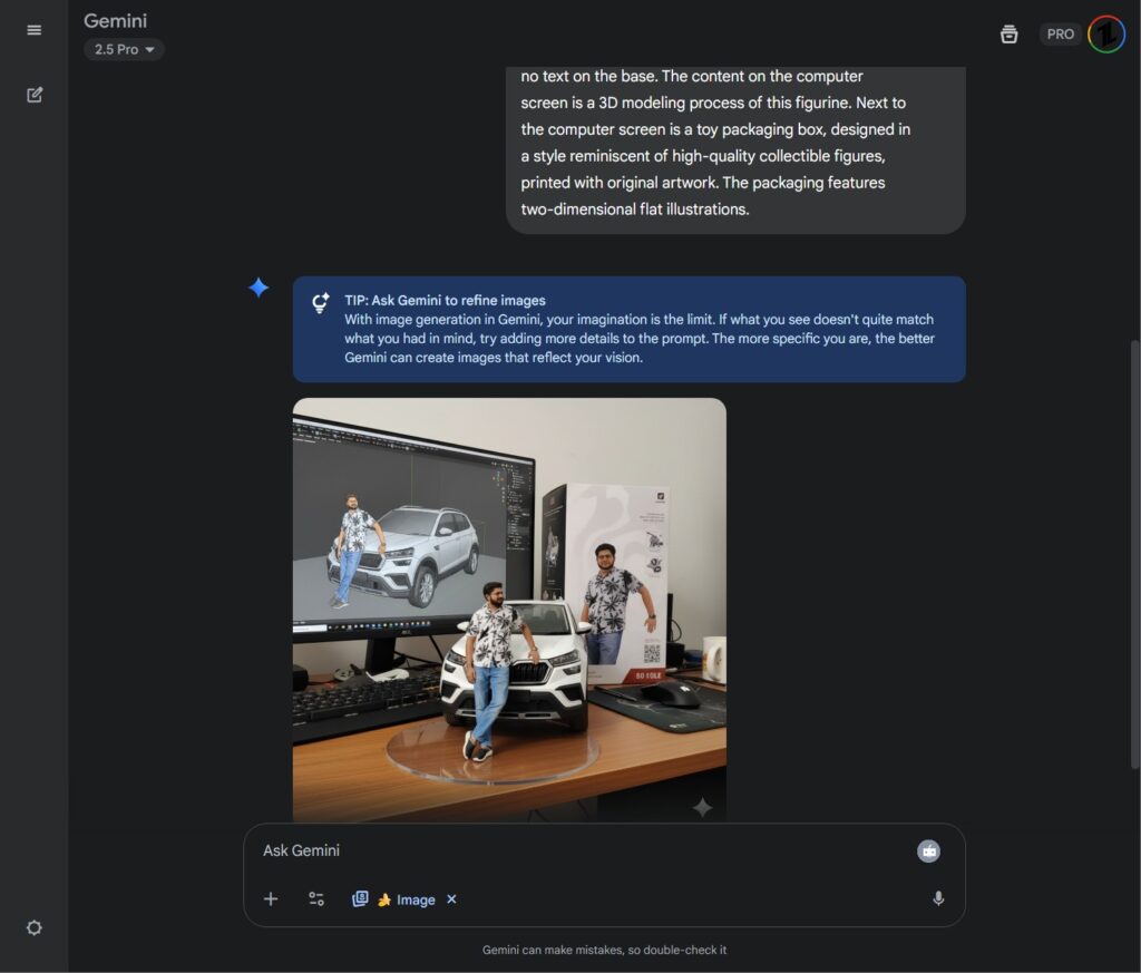 Esempi di figurine renderizzate su scrivania