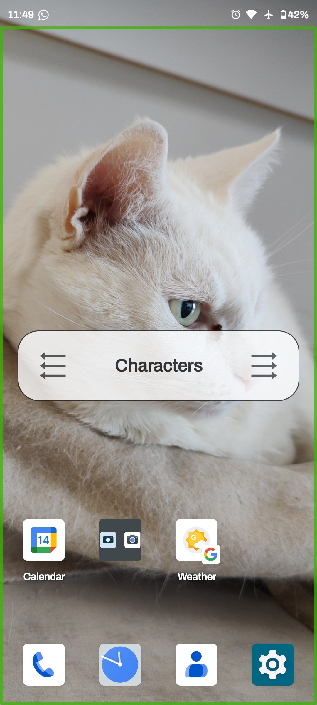 Режим «Символы»