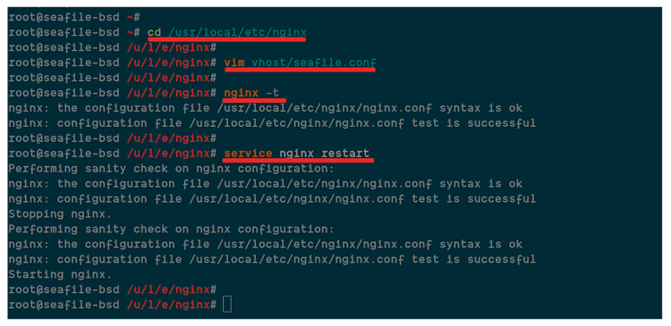 Проверка конфигурации Nginx