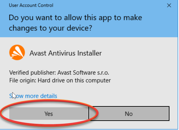 Контроль учётных записей Windows — подтверждение действия