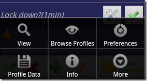 Tasker: меню Preferences