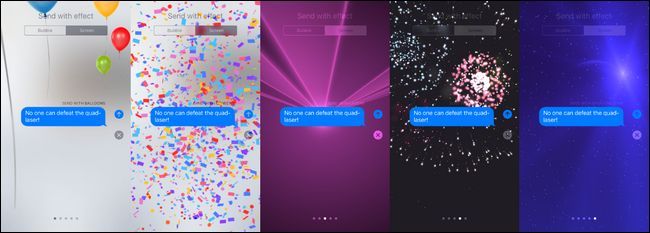 Превью экрана с праздничной анимацией