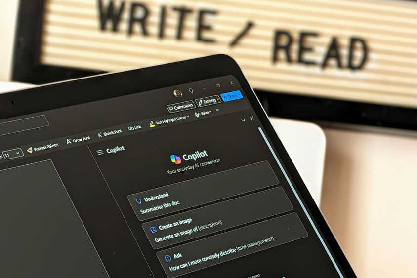 Copilot в Word — пример взаимодействия