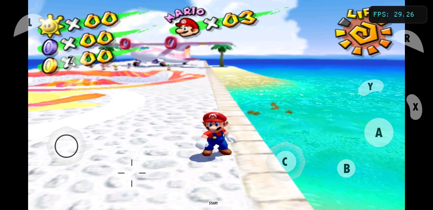 Super Mario Sunshine запущен в Dolphin