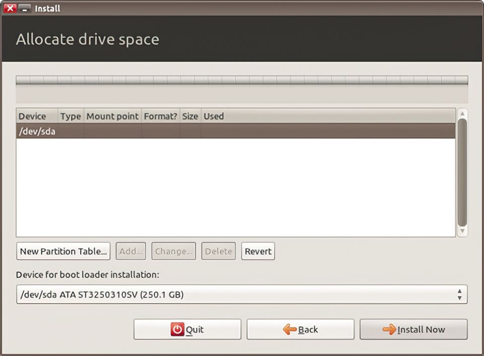 Назначение точки монтирования для нового раздела