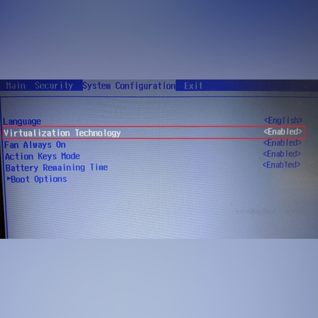 Компоненты Windows с включённым Hyper-V