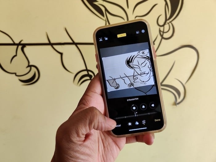 Catturare fuori dall'inquadratura su iPhone 11