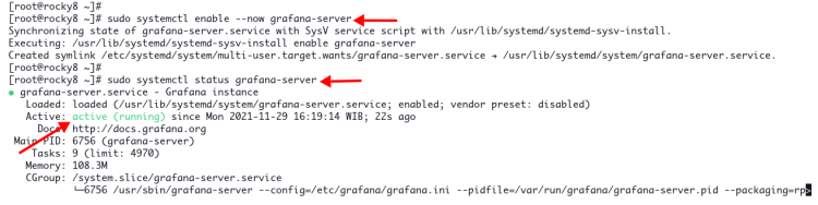 Установка Grafana с Nginx на Rocky Linux