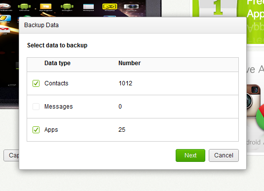 Резервное копирование всего содержимого устройства в SnapPea