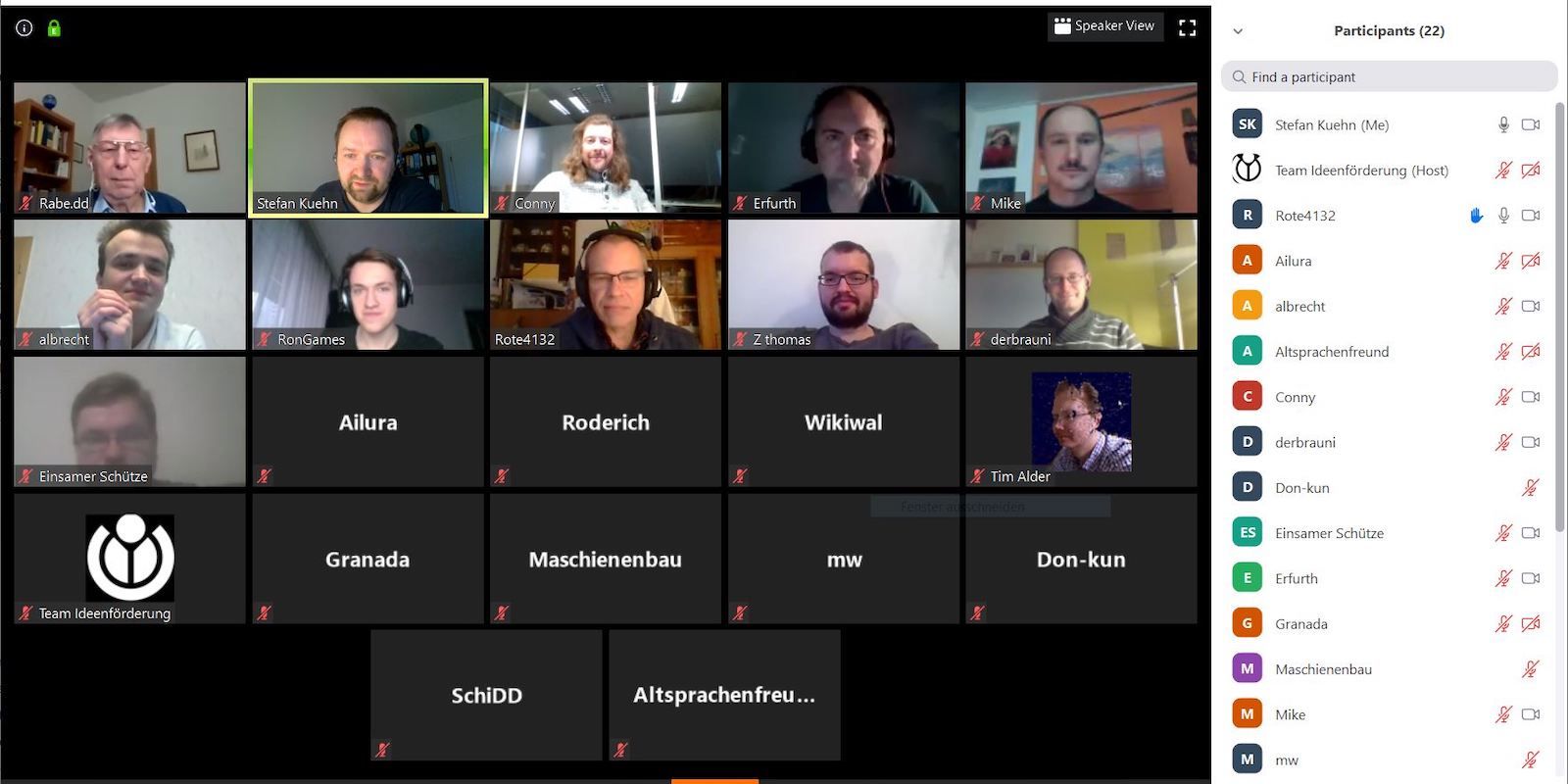 Unfiltered Zoom Call With Too Many Random Participants and Users