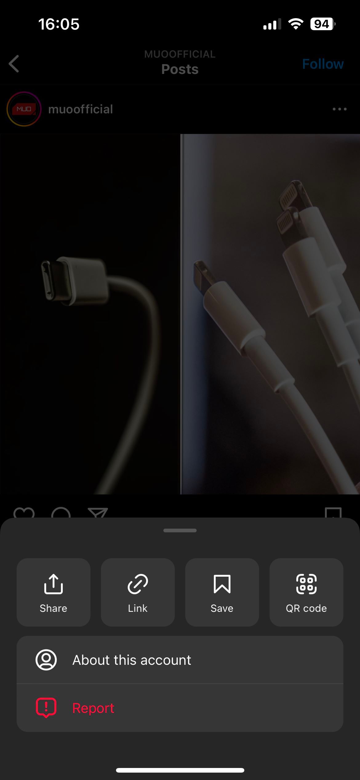 Instagram Copy Link iPhone