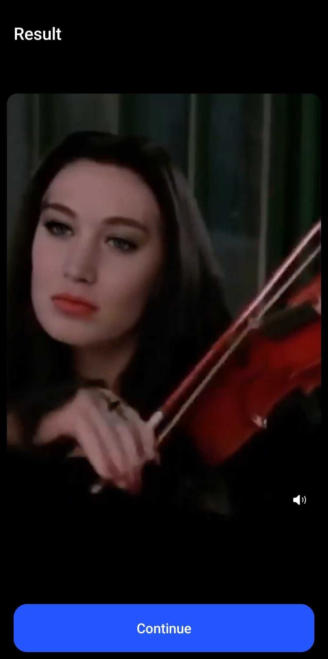 результат deepfake видео в Reface