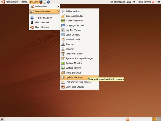 Обновление Ubuntu 9.04 до 9.10 — руководство