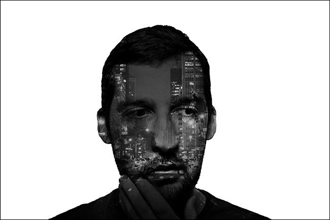 Пример режима Multiply на портрете