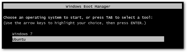 Восстановить Wubi Ubuntu в загрузчике Windows