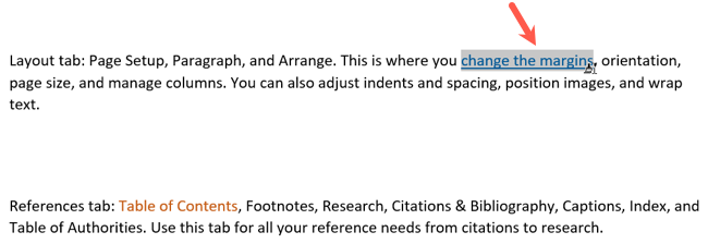 Выделите текст для замены формата