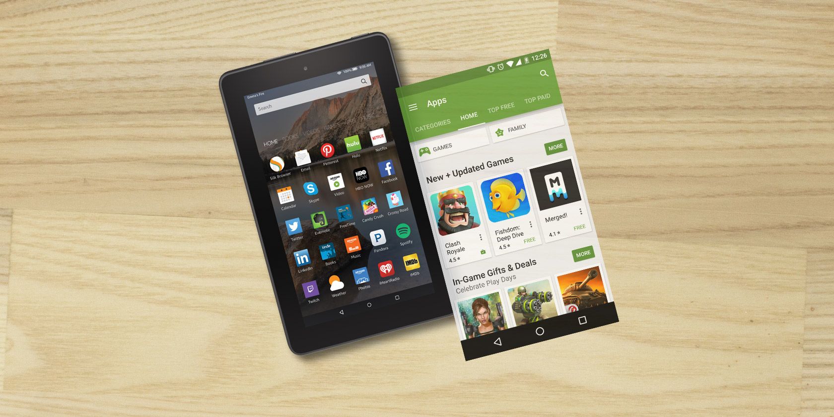 Сделать Amazon Fire похожим на Android