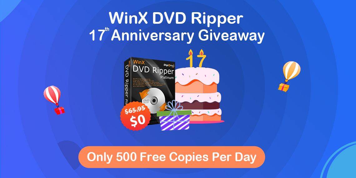WinX DVD Ripper Platinum — бесплатная копия и оцифровка DVD