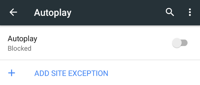Иллюстрация: настройки автозапуска в мобильном Chrome