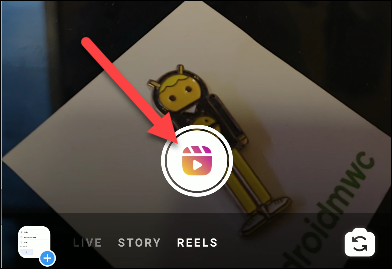 Запись Reels: индикатор прогресса 15 секунд