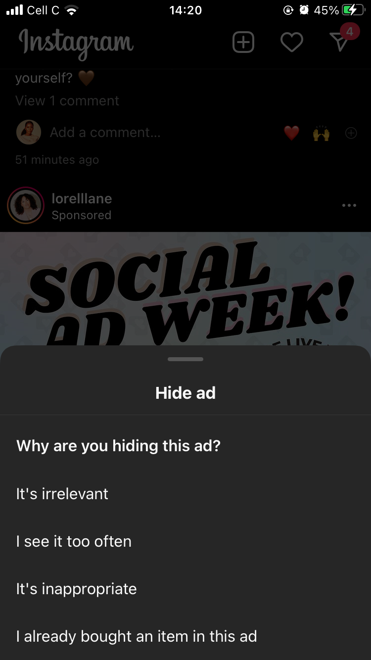 instagram ads