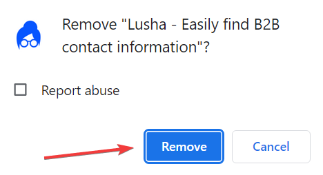 Подтвердить удаление расширения