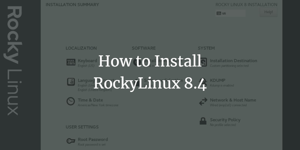 Установка Rocky Linux 8.4 — пошагово
