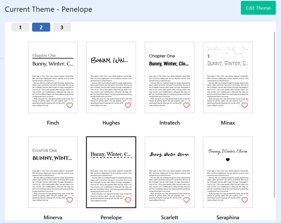 Шаблоны тем Atticus для книг