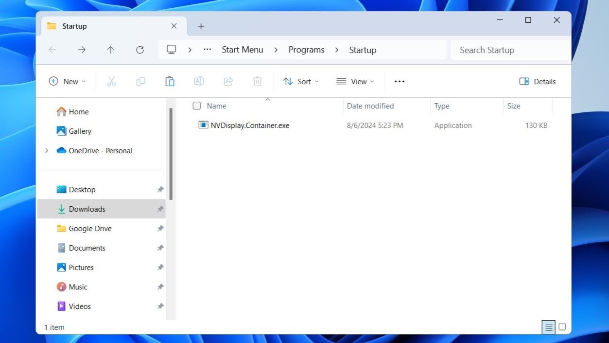 Папка автозагрузки в Windows