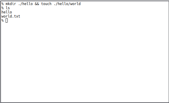 Цепочки и условные операторы в rc