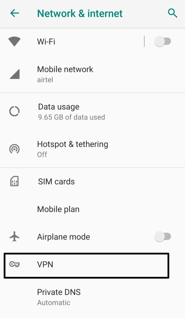 manually add VPN profiles