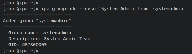 Создание группы systemadmin и добавление max